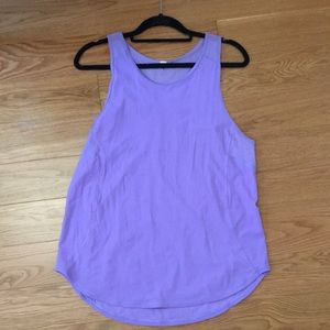 lululemon lavender athletic top